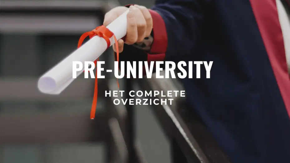 Overzicht Pre-University programma´s Nederland